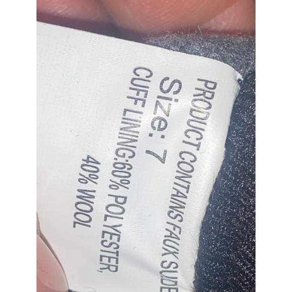 MUK LUKS Women's Nikki Boots - Blue Steel/Dark Gray - Size 7 - Mid Calf (V) - Picture 8 of 13